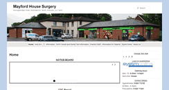 Desktop Screenshot of mayfordhouse.co.uk