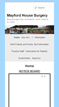Mobile Screenshot of mayfordhouse.co.uk