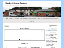 Tablet Screenshot of mayfordhouse.co.uk